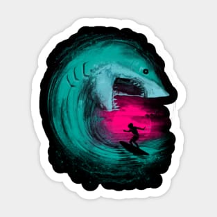 Shark Attack Sticker